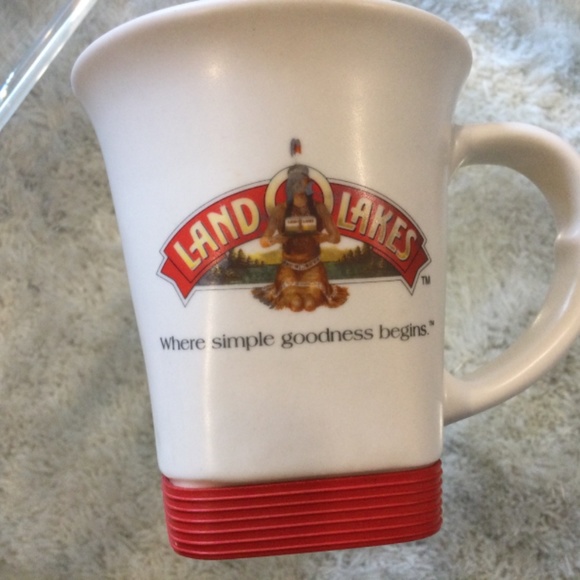 Land O’ Lakes Mug Coffee Tea Indian Native American Maiden Retired Used - Picture 4 of 8